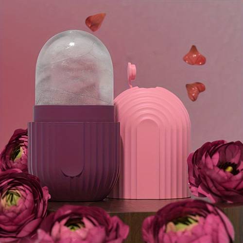 facial and eye ice rollers silicone skin brightening tool formaldehyde free reusable no battery electricity not required daily skincare and relaxation