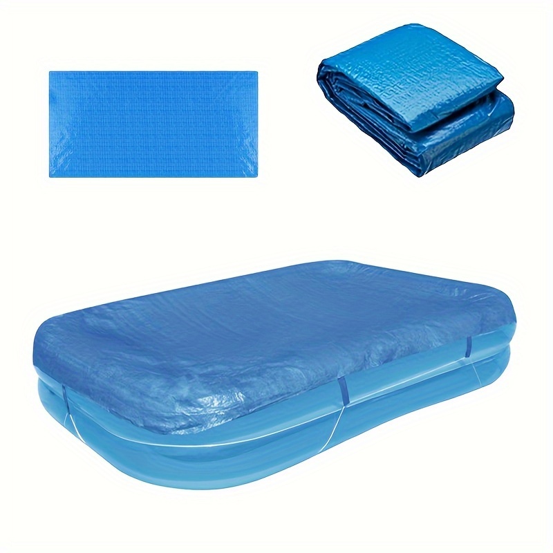 

Bâche de protection en PE pour piscine gonflable - Film protecteur en toile de tente ronde pour piscine - Tapis de sol résistant à l'eau pour piscines extérieures