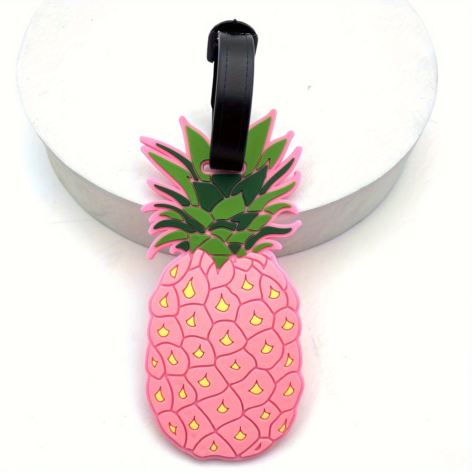Image of Creative Cartoon Suitcase Tags In Stylish Silicone For Luggage Identification, Including Name And Address Labels, Perfect For