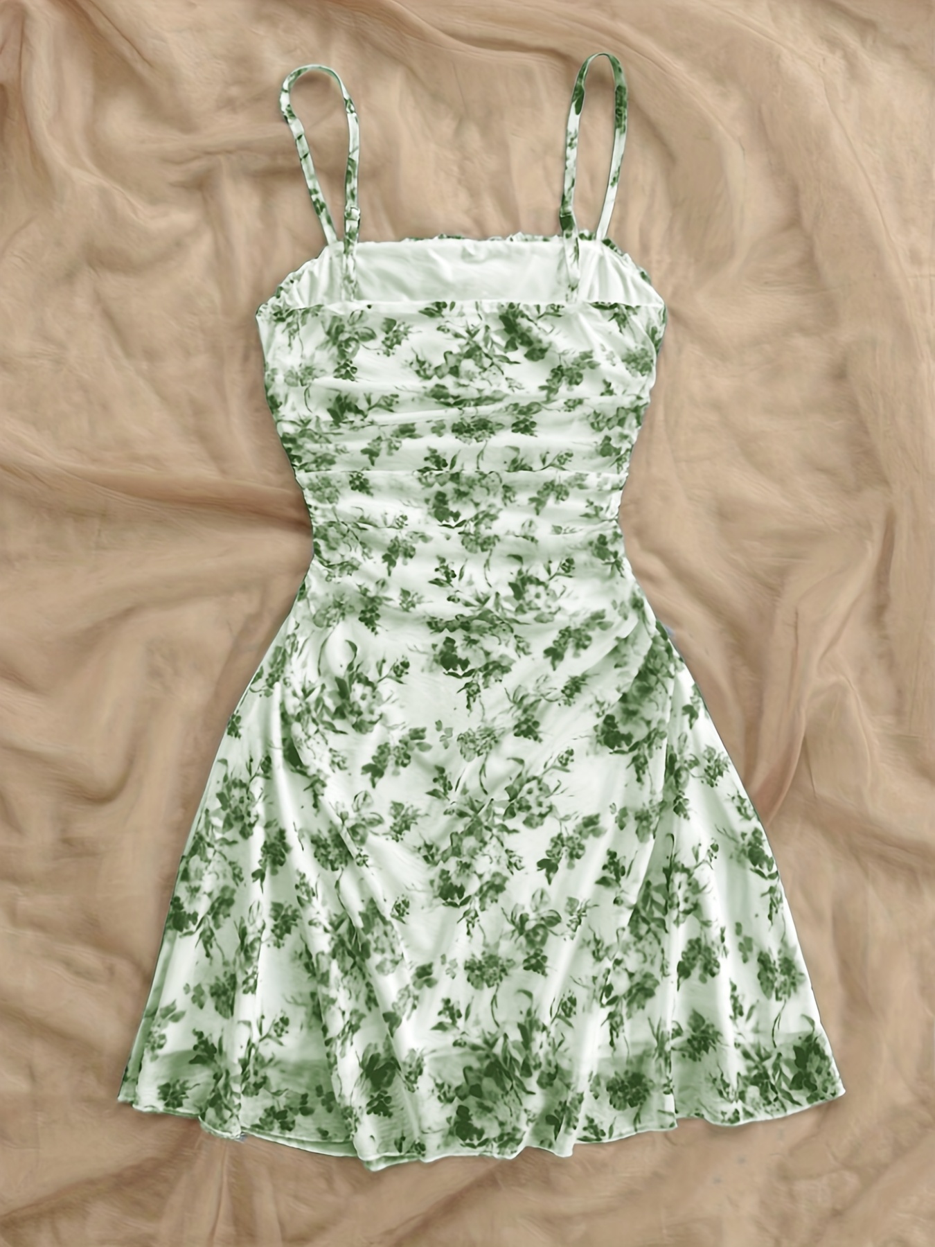 long light green dress ZAPAKA Women Light Green Bridesmaid Dress A-Line Tiered Chiffon Corset Long Wedding Guest Dress, Light Green / US4 main image 0