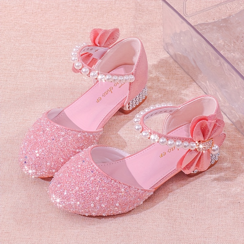 zapatos princesa brillantes cristales niñas Temu El Salvador - Main Image
