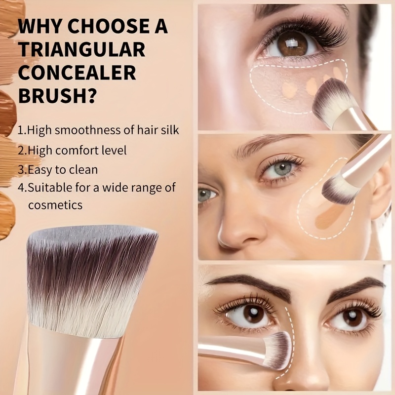 ensemble de pinceaux pour maquillage - fond de , blush, et à paupières - kit complet doutils de maquillage idéal pour débutants et étudiantes - cadeau portable Détails du produit 1