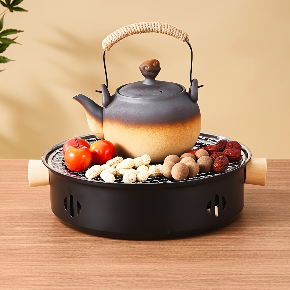smokeless charcoal grill portable outdoor bbq tea cooking stove   camping picnics details 2