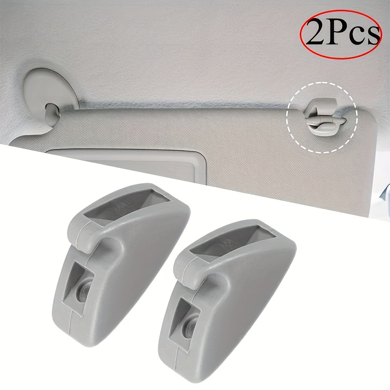 TEMU Juego de para parasol de coche de resina ABS duradera, soporte de abrazadera para VW Rabbit 1979-1984, Mk1 1979-1984, Mk2 1985-1992, Jetta Mk1
