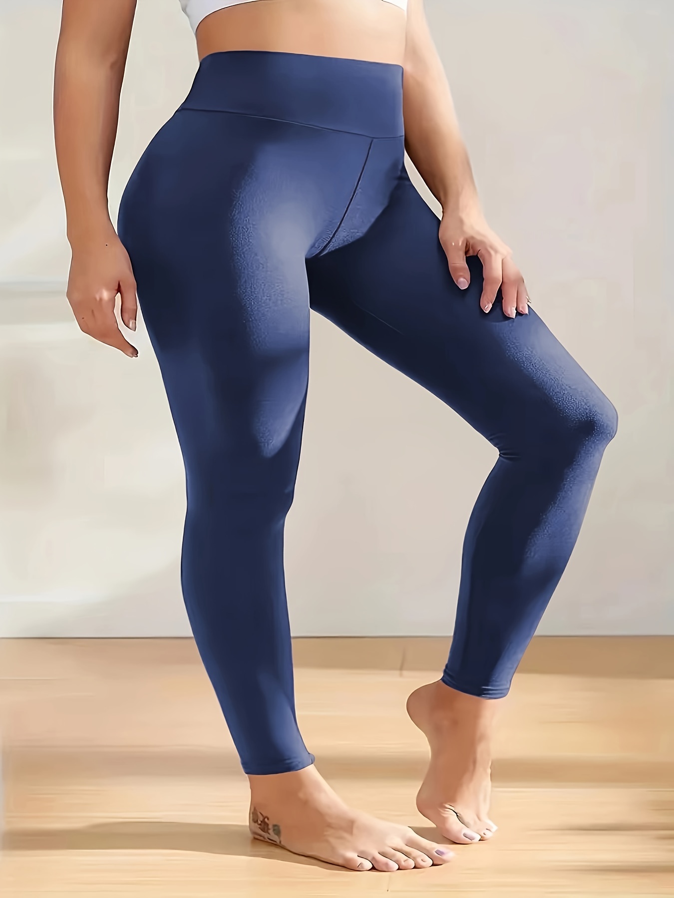 womens plus size high waisted sports leggings ultra soft Temu