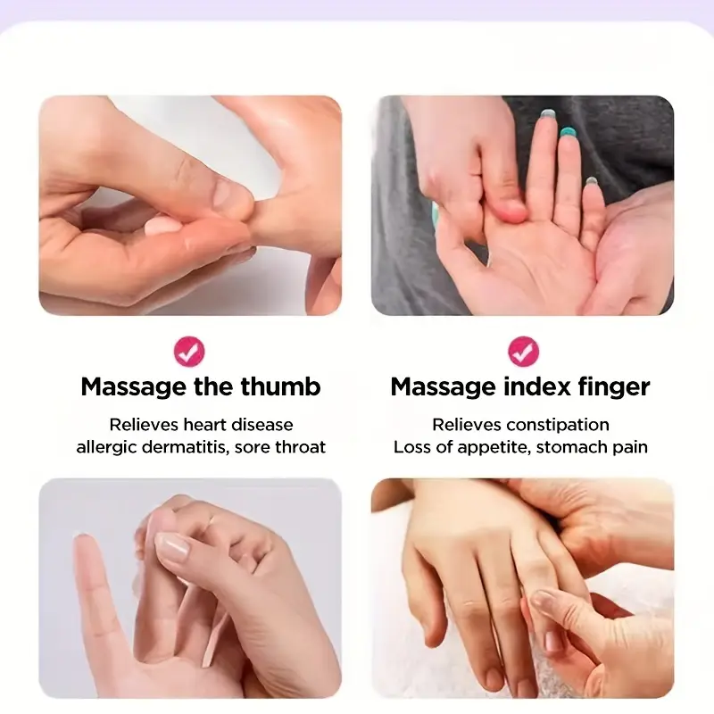 1pc 360 rolling steel ball finger massager for roller massage tool for stress and details 2