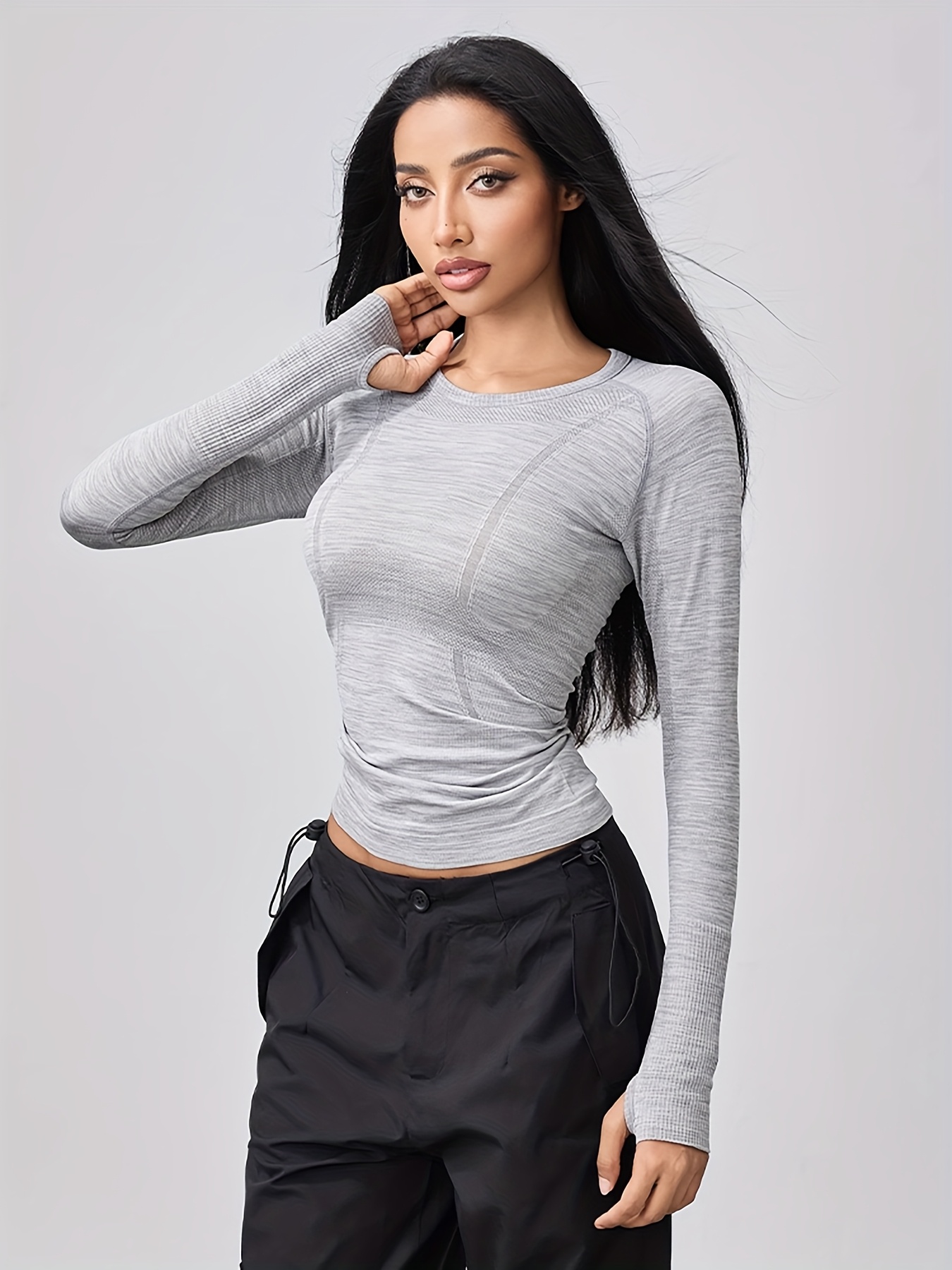 Hacer Ejercicio Ropa Adecuada Para Ir Al Gym Mujer Camiseta Yoga