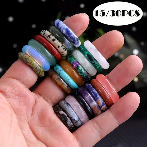 Temu Stackable Rings stone rings sold on Temu United States