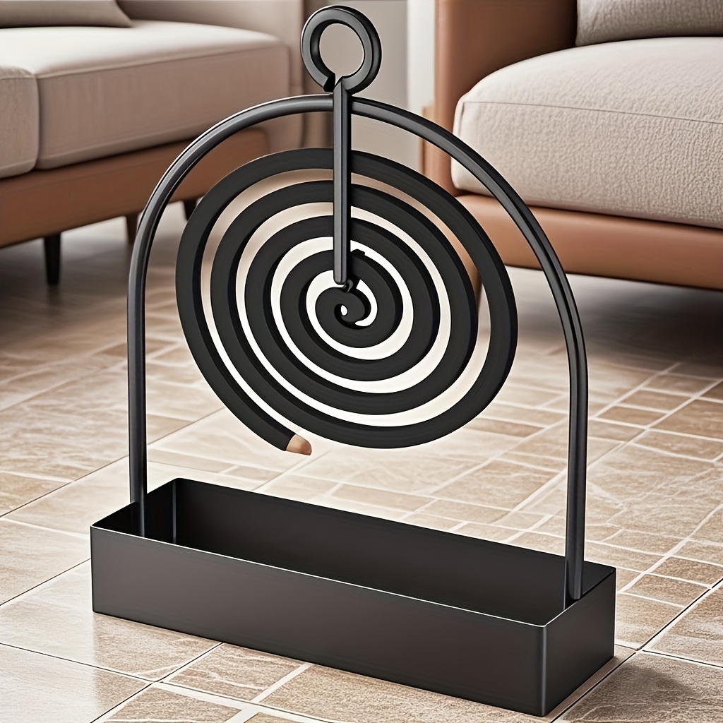 1 Porta Spirale Antizanzare, Porta Sandalo, Materiale Metallico, Adatto per Appendere Spirali Antizanzare o Sandalo, Ideale per Decorare Soggiorno/ da Letto e Campeggio all'Aperto
