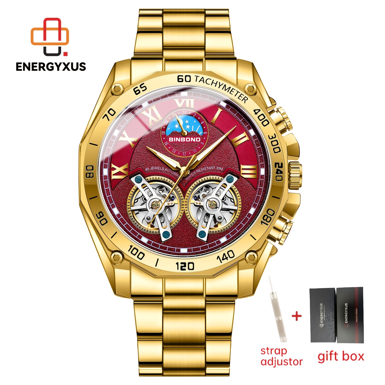 TEMU Binbond Fashion Bestsellers Men's Watches: Business Men's Watches, Light Luxury Men's Watches, Fashionable Men's Watches, Casual Men's Watches,