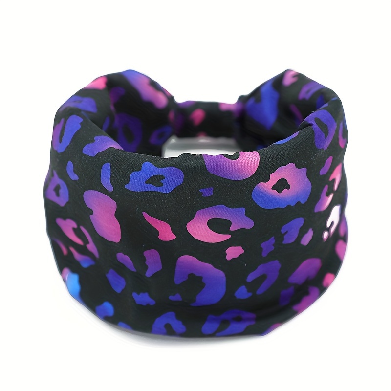 Image of Colorful Women's Wide-brim Stretch Headband, Women's Fashion Satin Hairband