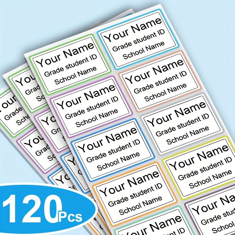TEMU Custom Class Labels, Colored Border Labels For Offices, Schools And - Category Labels Are Used For Organization And Identification