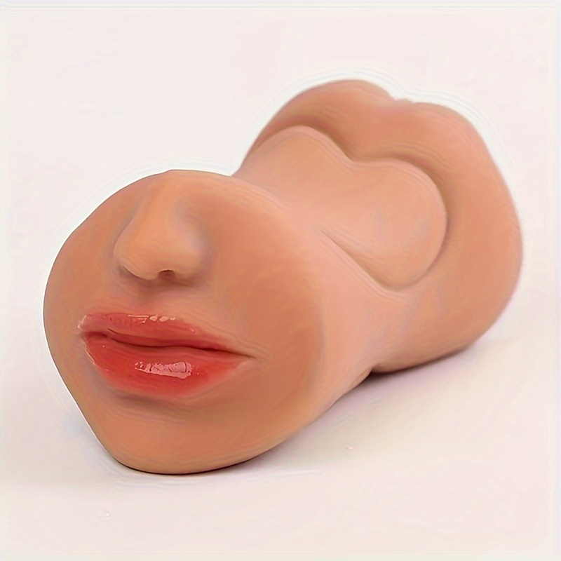 1pc 3 in 1 male realistic texture mouth with tight doll adult toy details 5