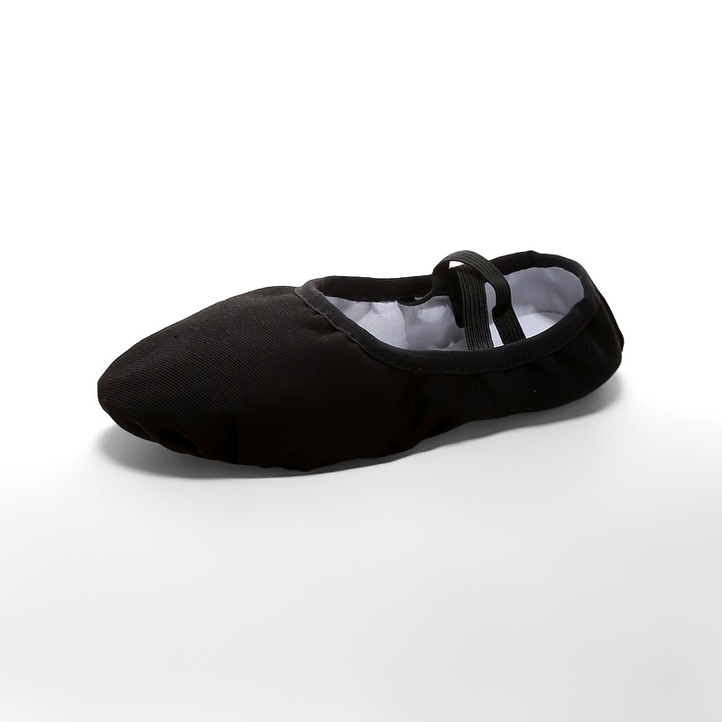Elegant Solid Color Slip On Ballet Shoes For Girls, Anti Slip Soft Sole Dancing Shoes For Practice Performance