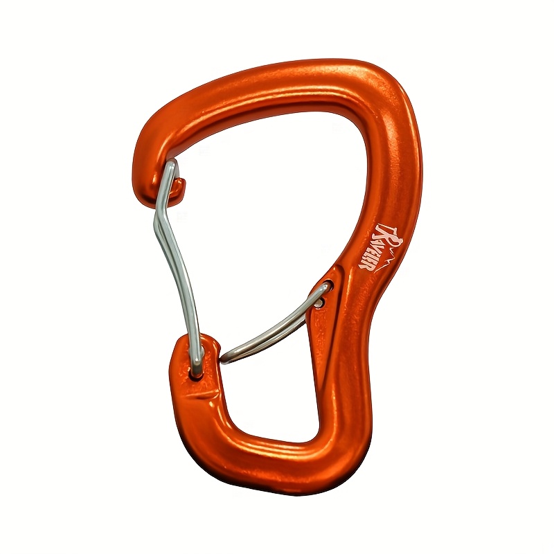 1pc Aluminum Alloy Hook - Compact Double Door D-ring, Used For Hiking And Backpacking - Used As A Multifunctional Keychain And Outdoor