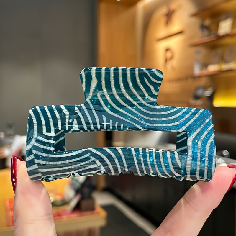 TEMU 1pc European And -end Shell Style Hair Clip, Retro And Fashionable, Medium-sized Hair Clip, Back Of Hair Accessories, And Hair Accessories