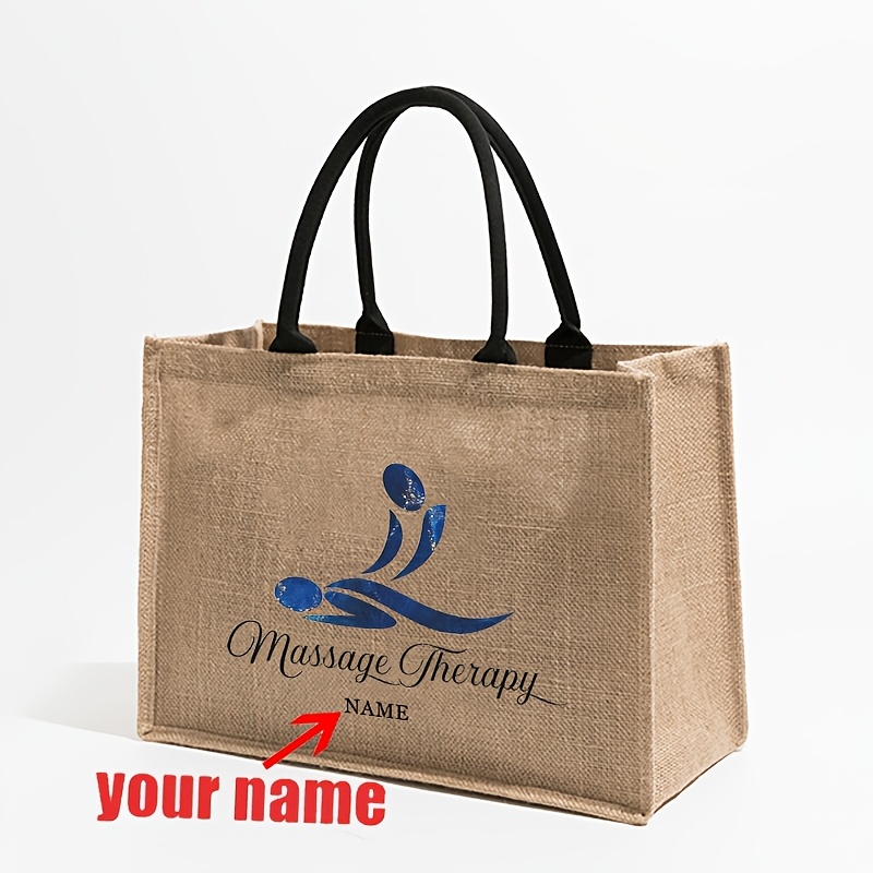 1pc casual polyester unlined beach bag personalized massage Temu