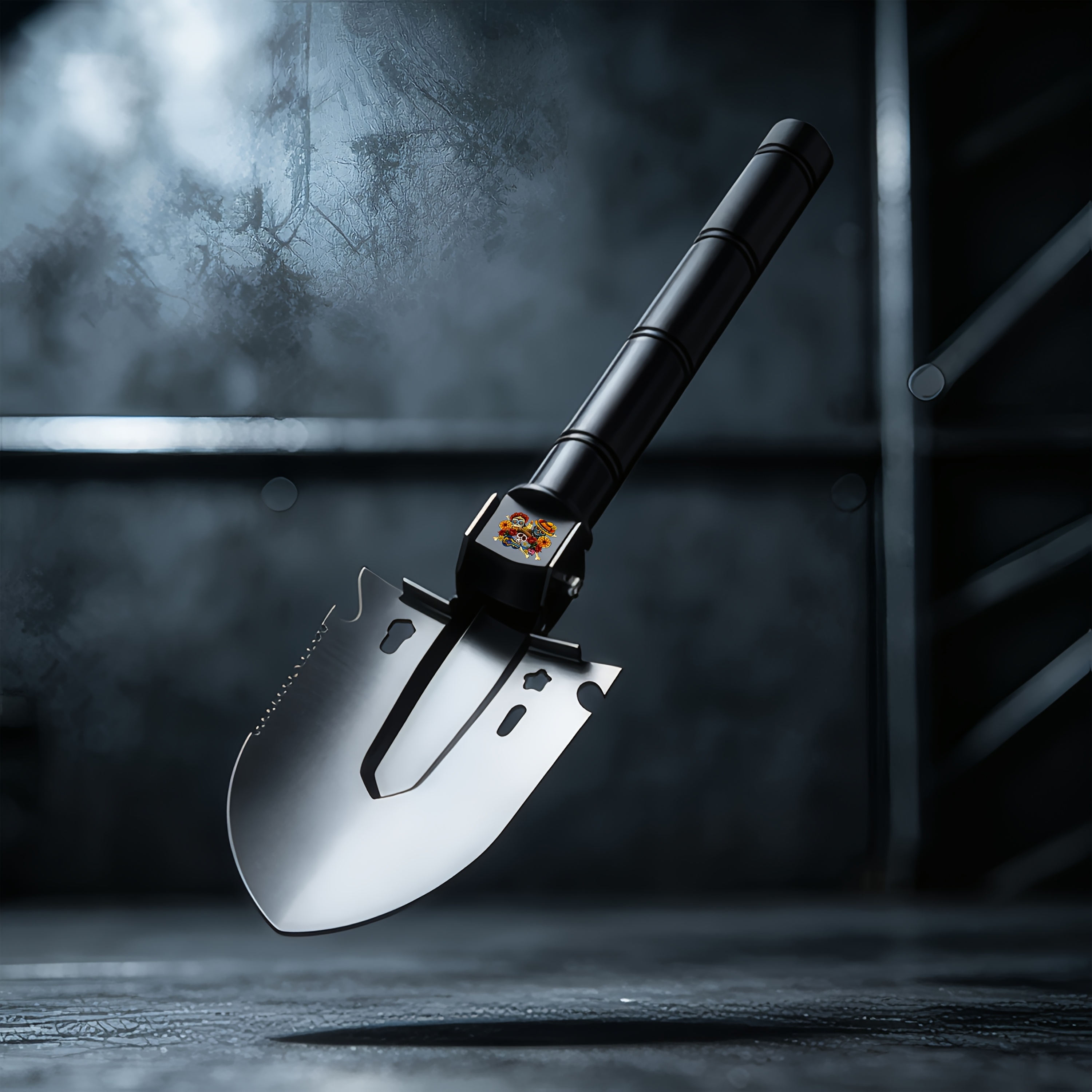 Colorful Skull Head Multifunctional Entrenching Tool