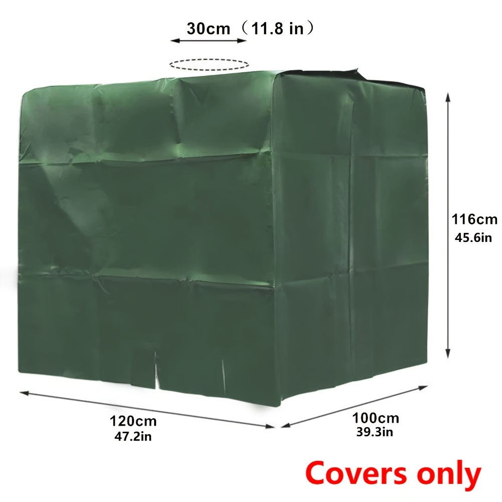 E-shop 210D Wasser Eimer Abdeckung aus Oxford Gewebe, UV-beständige Abdeckung für Gartenboxen, Schutzhülle für IBC Behälter
