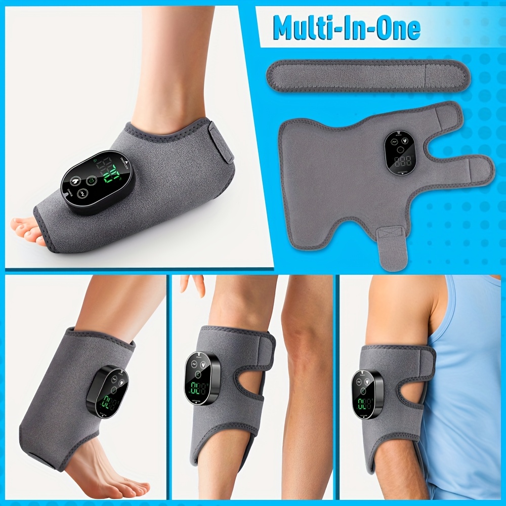 A Multifunctional Foot Massager with Vibration And Heating Features: 3 Massage Modes And 6 Heating Levels; 3000Mah Large Capacity Battery for Long-Lasting Use. an Ideal Gift for Christmas, Mother'S Day, Father'S Day, And for Friends And Elders.