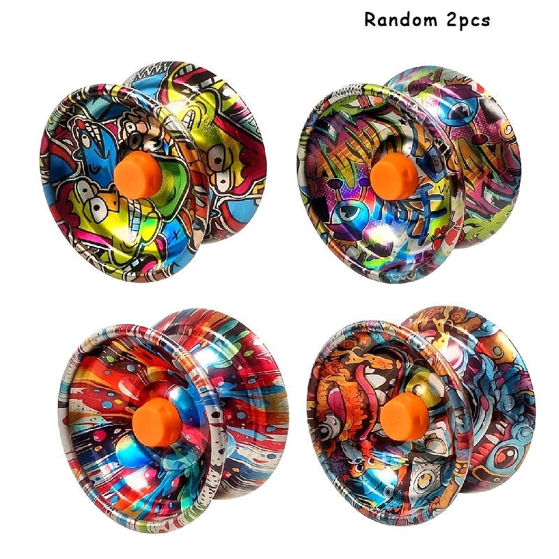 Image of 2pcs Balls - Durable With String, Perfect For Outdoor Fun, Sports, Hobbies, And Gatherings - Collectible Games Random Color
