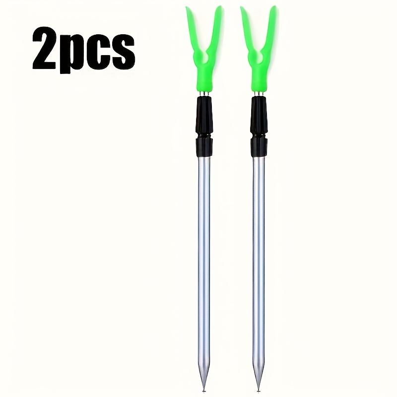 2/6/10pcs Adjustable Fishing Rod Holder - Ground Mount Beach Fishing Rod Stand, Suitable For And , Perfect For Outdoor Fishing And Beach Trips, Beach Accessories
