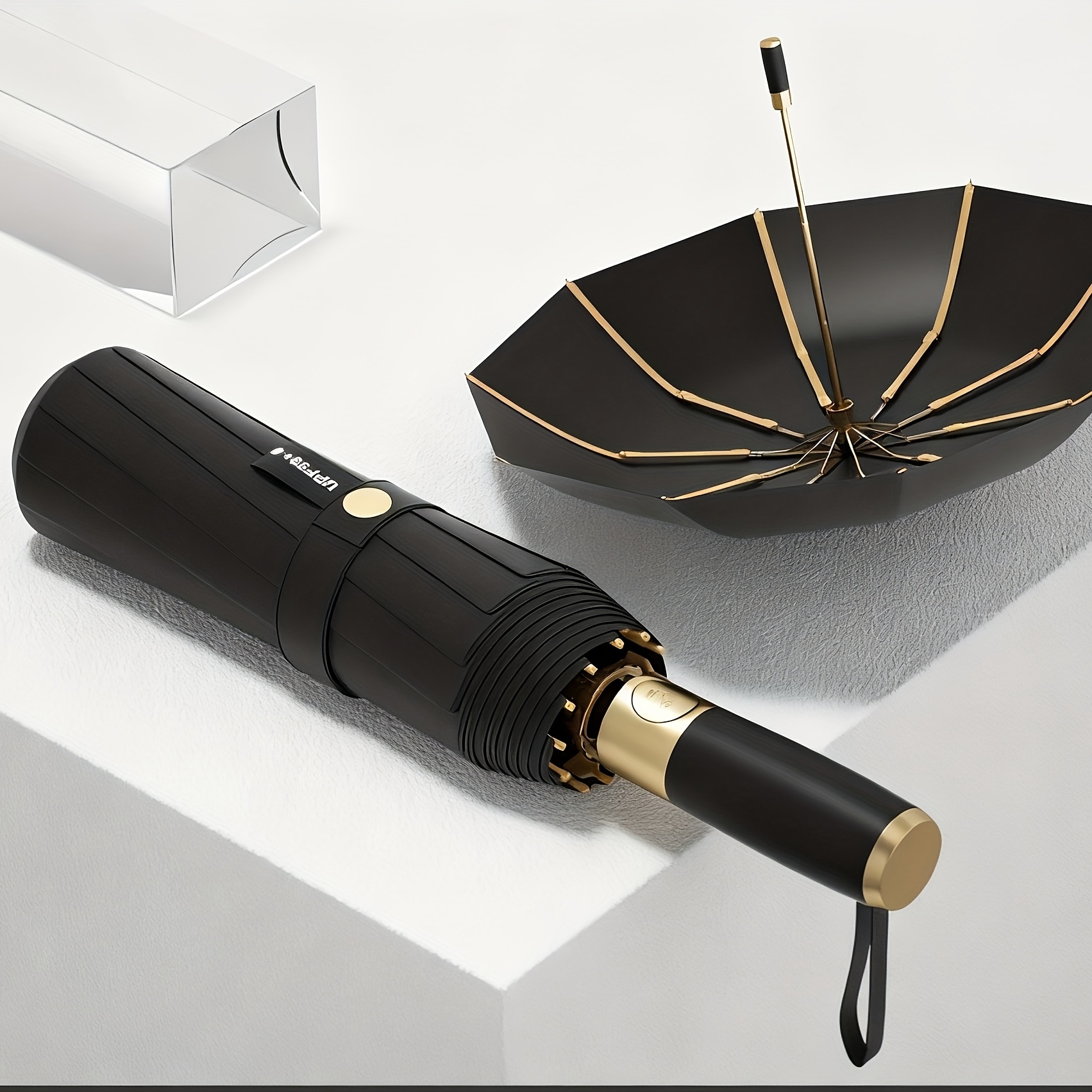 Automatic Open/close Umbrella With 10-rib Canopy & Single Layer - Automatic Folding/ Umbrella Suitable For , Compact Travel Umbrella With Automatic Operation