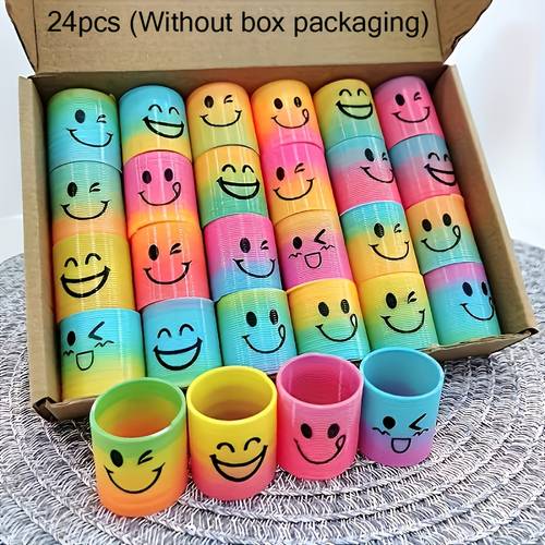 a set of 24pcs bouncing toys with colorful an gift for children and a game gift random colors and styles