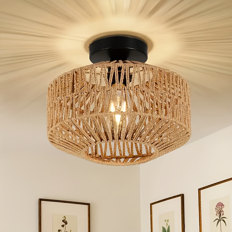 Unique Hand-woven Ceiling Light
