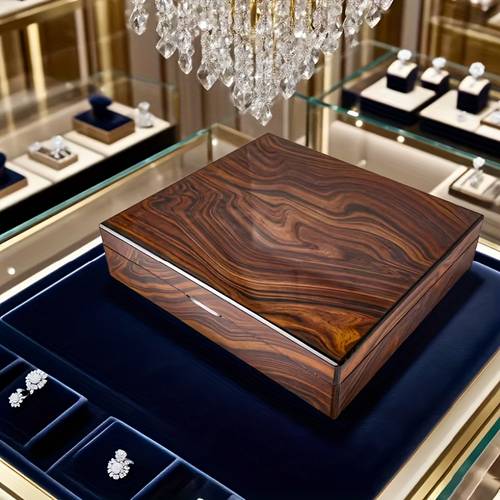 wooden jewelry storage box gift packaging gift box desktop valuable item storage box elegant female and male gift box perfect birthday anniversary gift dressing table
