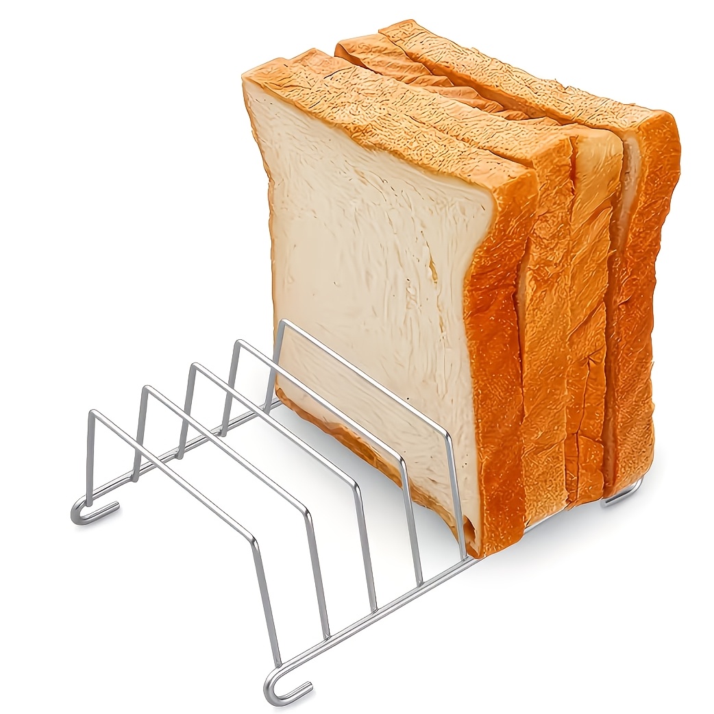 E-shop 1 Edelstahl Airfryer Brot- Toastrost, Edelstahl Airfryer Zubehör, Fritteusen-Grillrost Abkühlrost - Spülmaschinenfest, geeignet für Zuhause,
