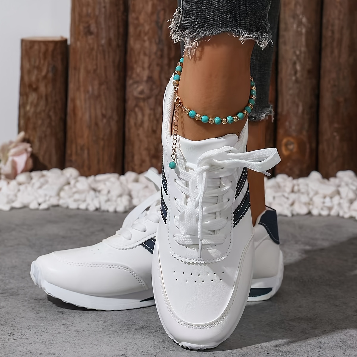 leichte damen sneaker – rutschfeste gepolsterte plateau Temu Germany