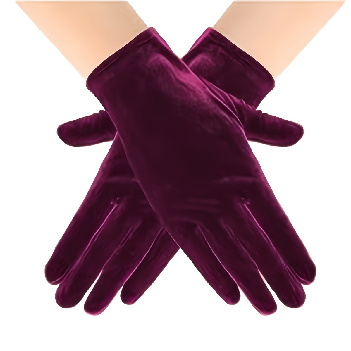 1pair wrist length gloves women gloves opera short - Temu