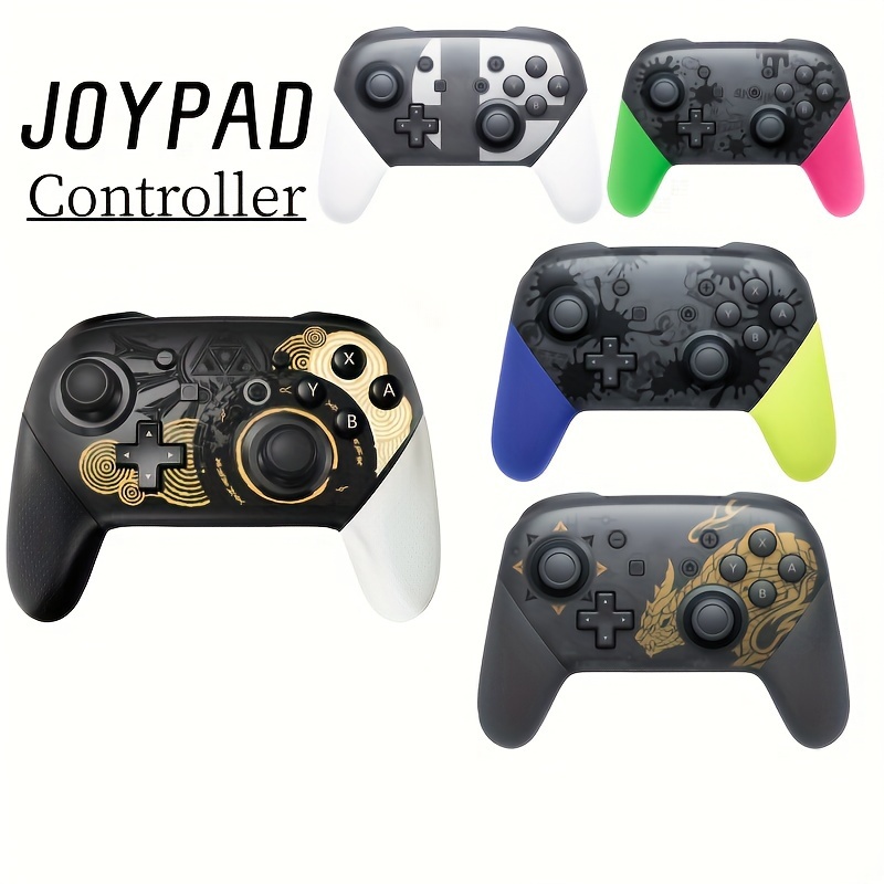 For Switch Pro Controller, Wireless Controller Monster Hunter Rise Sunbreak  Compatible With Switch/switch Lite/switch Oled, Remote Joystick Gamepad  Support Turbo/vibration/screenshot/wake Up - Temu United Arab Emirates