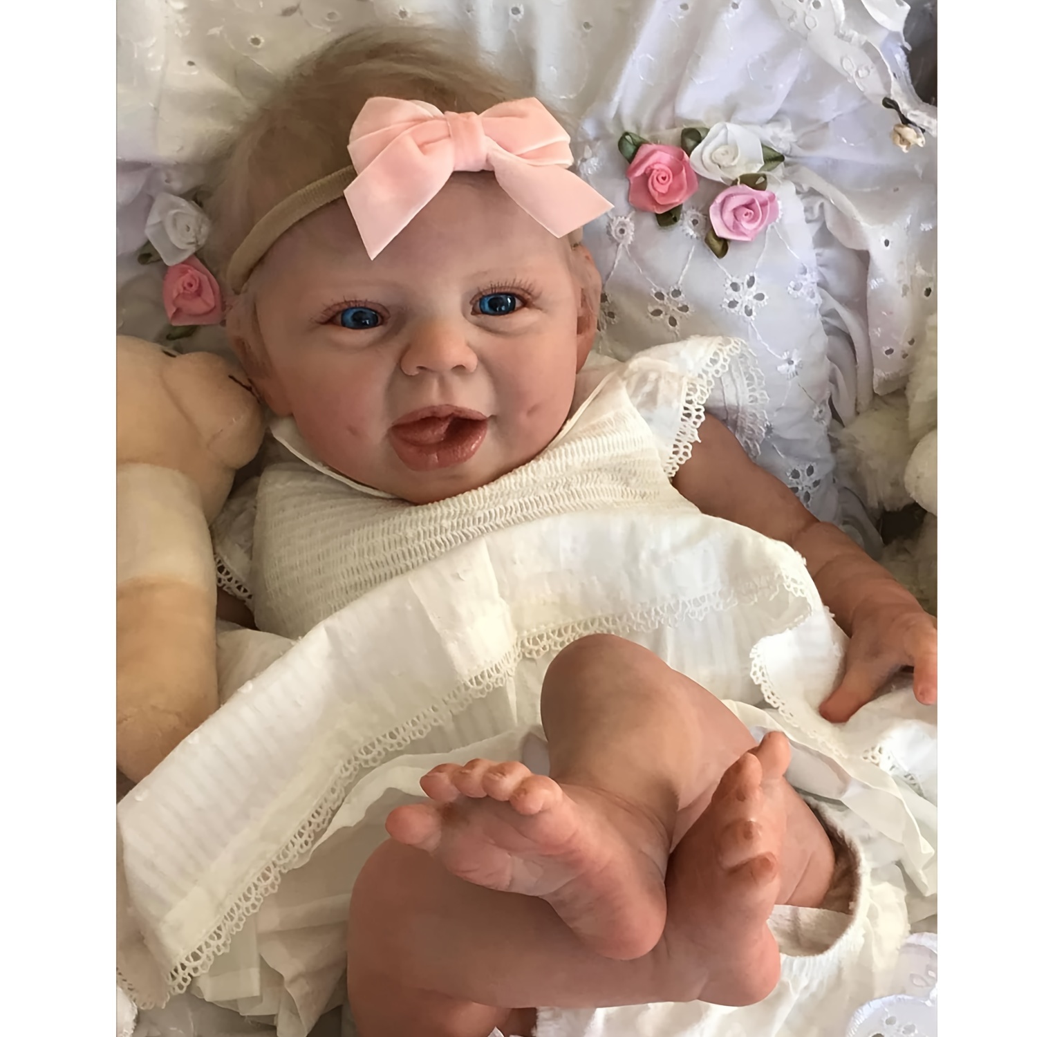Newborn Baby Alive Awake 22 Inch 55cm Adorable Dolls Look Real