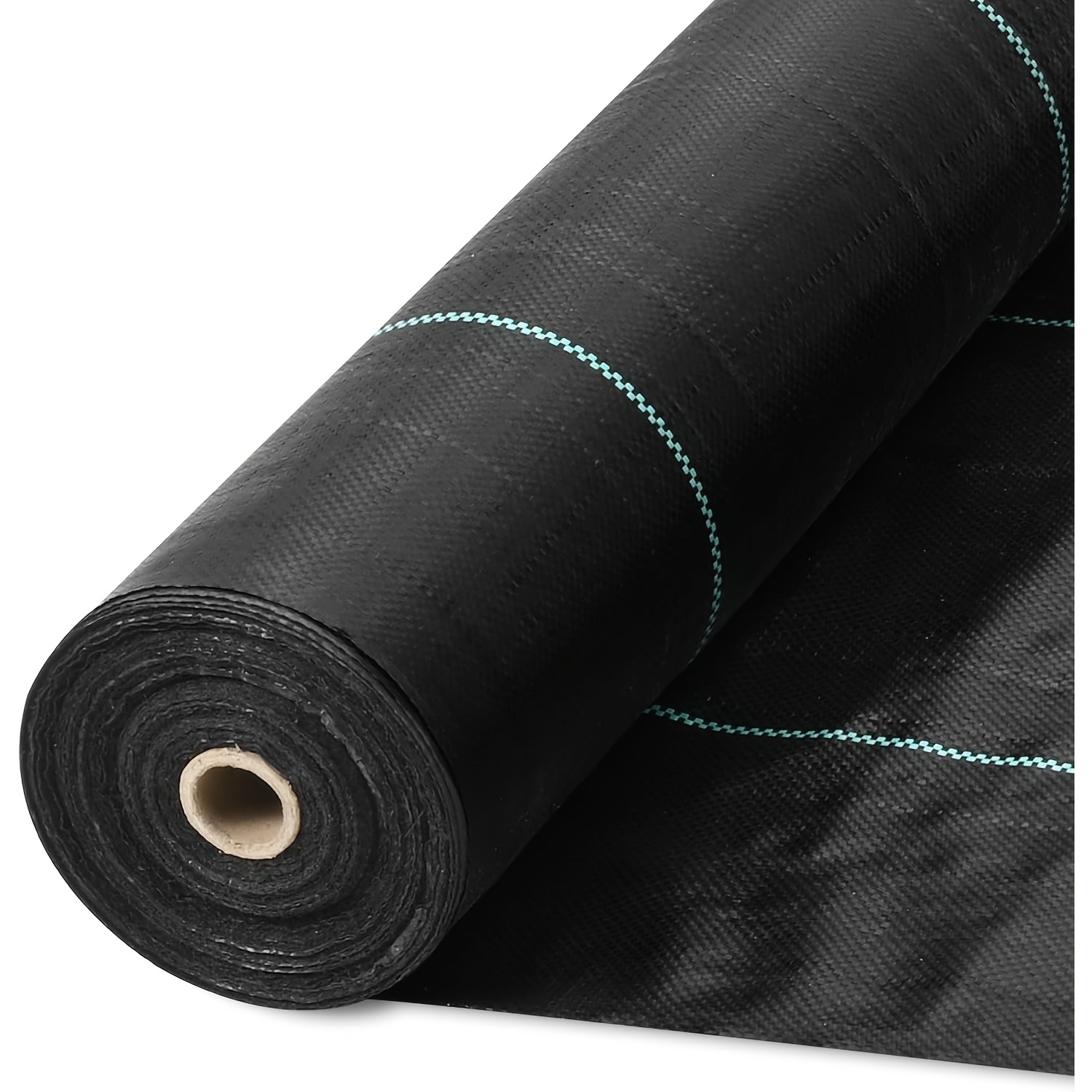 6-Pack Woven Driveway and Landscape Fabric, Heavy Duty Weed Barrier, 2.4 oz and 4.2 oz, Black, Various Lengths
