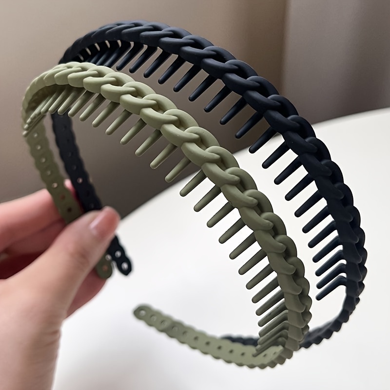 2/3/4/5pcs Hair Scrunchies with Teeth, Anti-Slip Headbands for Washing Face and Styling, Hair Accessories
