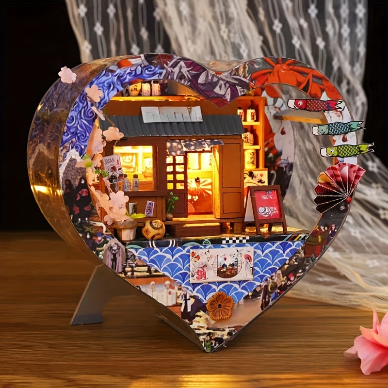 Love House Architectural Scene Model Kit, Manual Assembly
