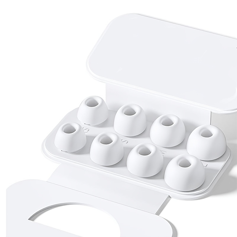 4 Pairs Replacement Ear Tips For /2, Soft Silicone Material, Comfortable For Long Wear
