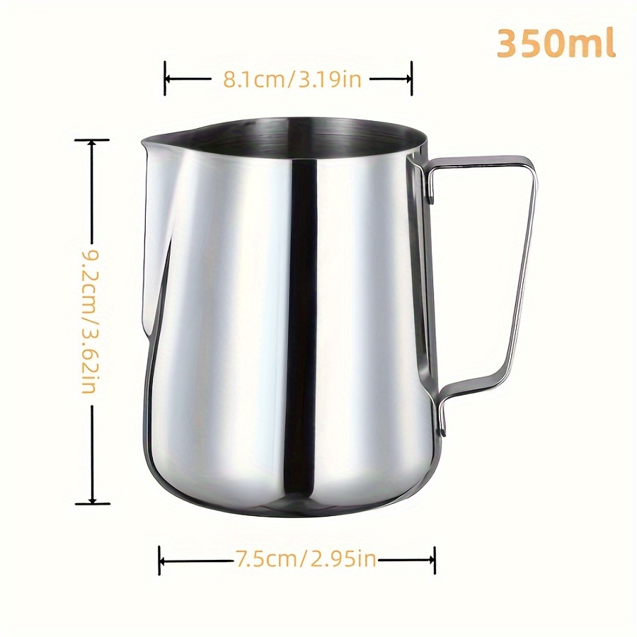 1pc Stainless Steel Latte Art Cup - Perfect For Milk Frothing & Coffee Decorations, Ideal For Home Use