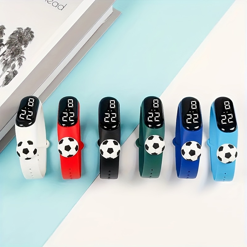 Smart Soccer Ball Electronic Watch for Trendy Sports Lovers