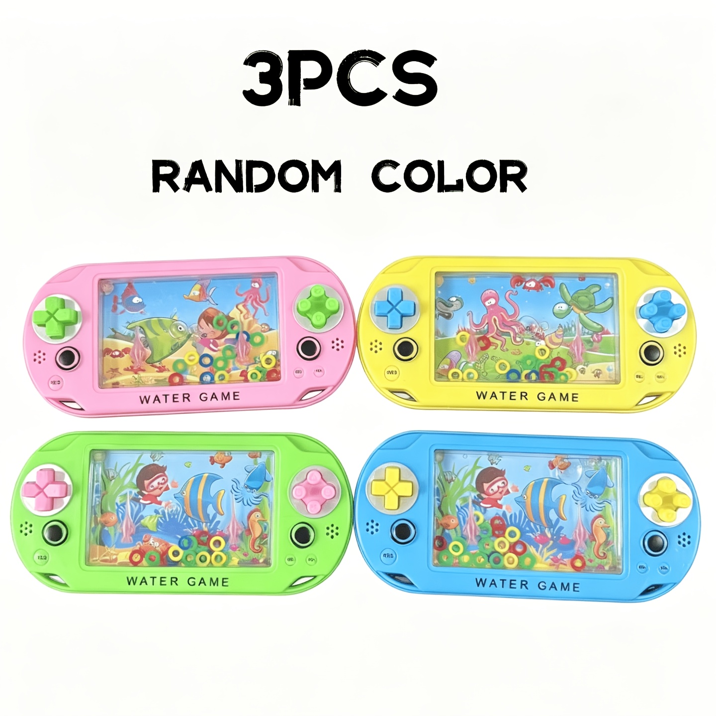 Mini Water Ring Toss Game - Handheld Water Toy