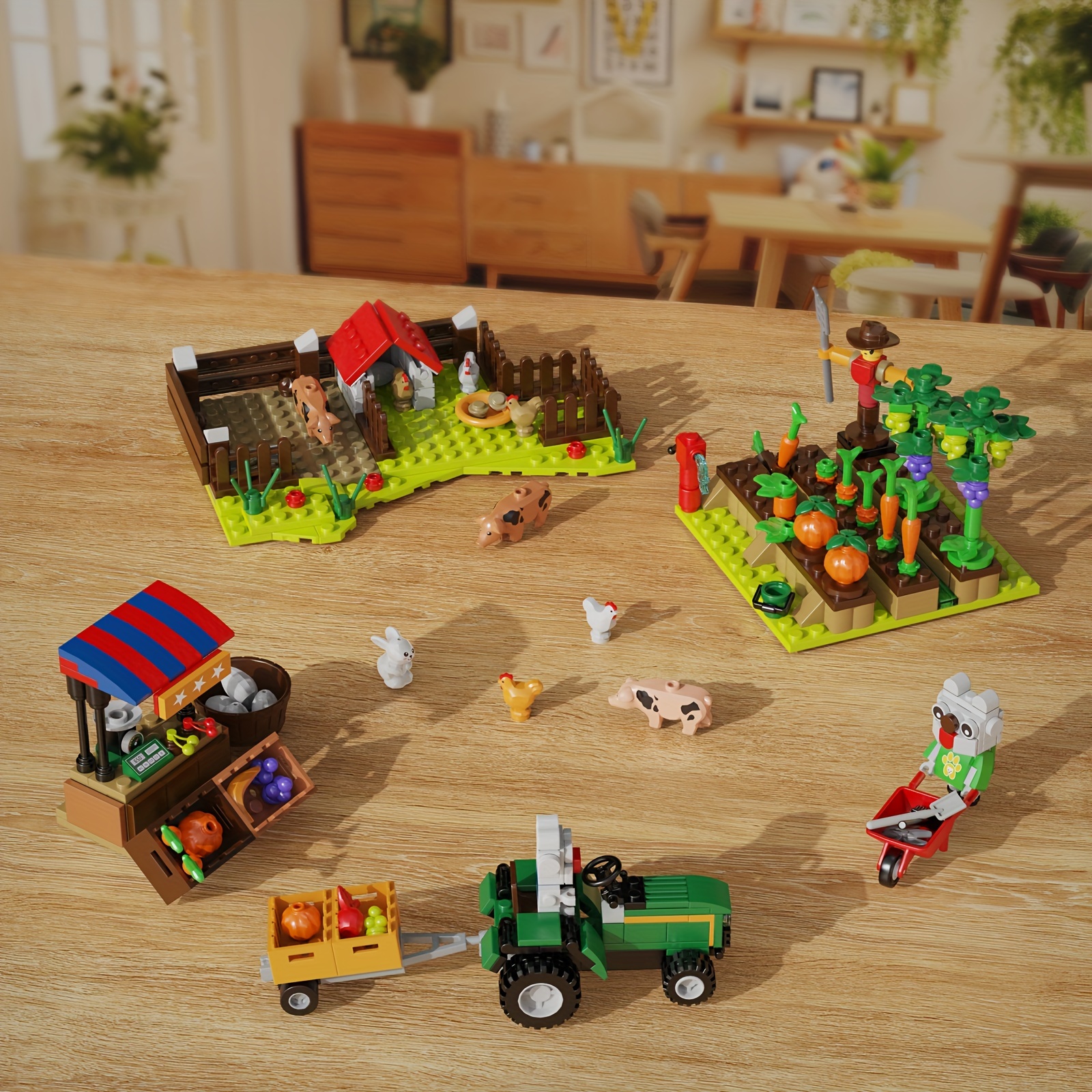 409 parçalı Yapı Blokları Seti - El Yapımı, Canlı Renkler & Zarif Tasarım ile Eğitici Oyuncak - Noel & Cadılar Bayramı için Mükemmel Hediye