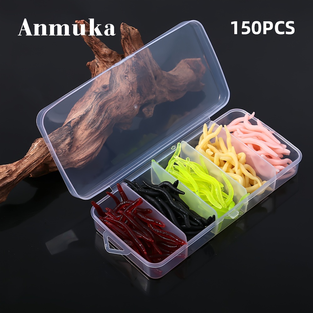 

Anmuka 150pcs Lures Set, Shrimp , - Imitation Kit For , 's , Non-toxic,