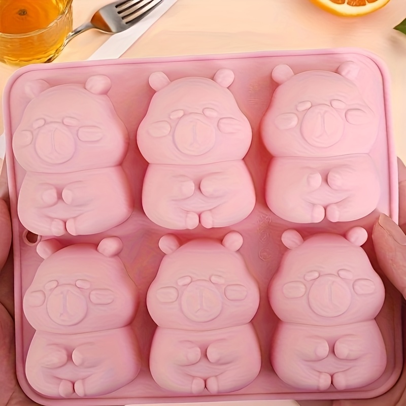 Image of Kitchen Baking Mold 6- Hugging Bear Cake Mold Cube Of Ice Mold Mold Rice Cake Mold Jelly Mold