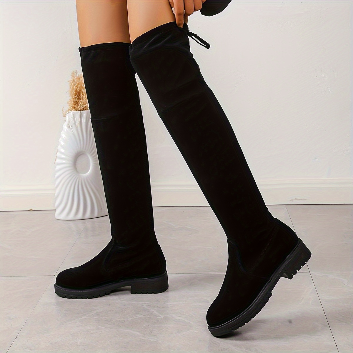 

's Comfortable Over-the-knee - -on, Toe, , Non- , Fashionable Long