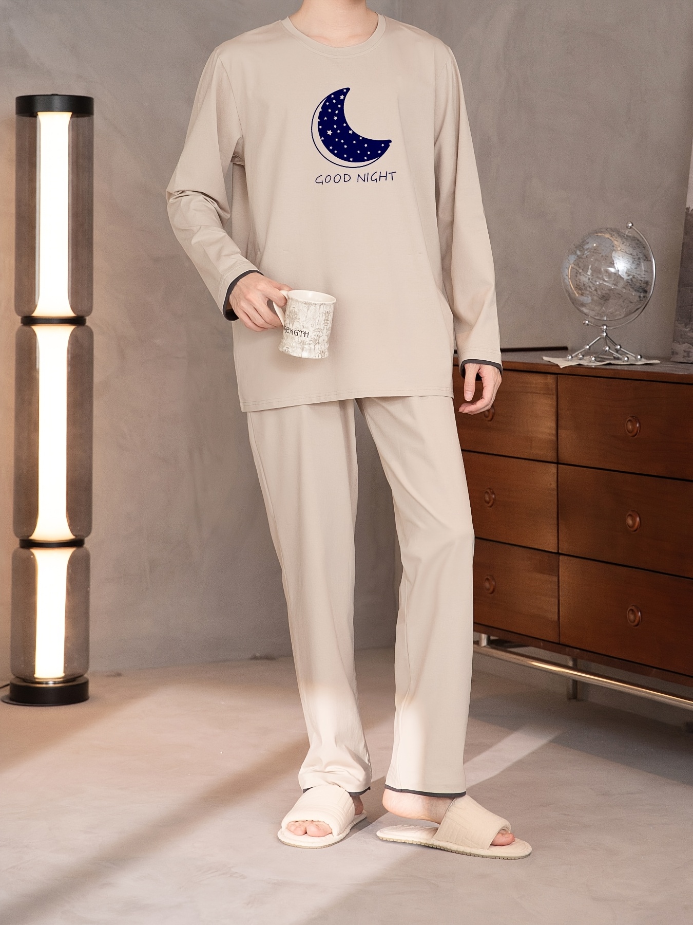 Ropa Comoda Ropa Estar En Casa Hombre Conjunto Pijama Premium