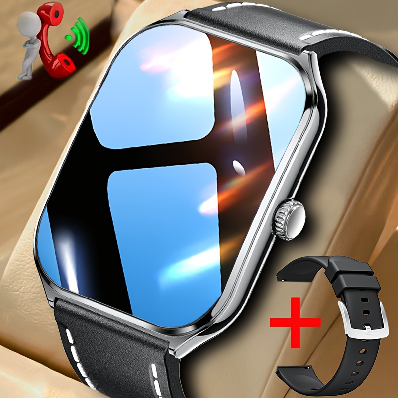 ultra   smart watch with 1 96 full touch curved screen wireless calls message alerts     camera music control high quality usb rechargeable compatible with   ios   gift for friends smart   watch sophisticated watch face highresolution display smart watch for   phones 0