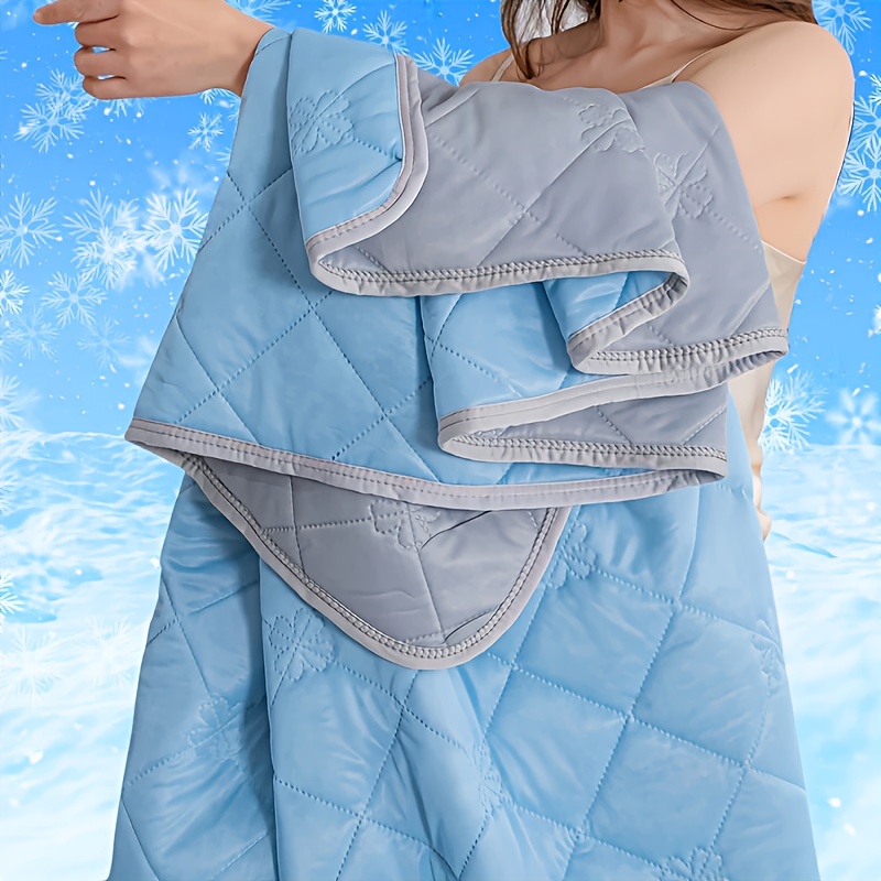 TEMU 1 Cooling Blanket, Suitable For Hot Sleepers - Super Soft, Breathable And Heat Absorbing Summer Shape, Large Size , Warm Weather And Bedroom | Smooth Texture | Breathable