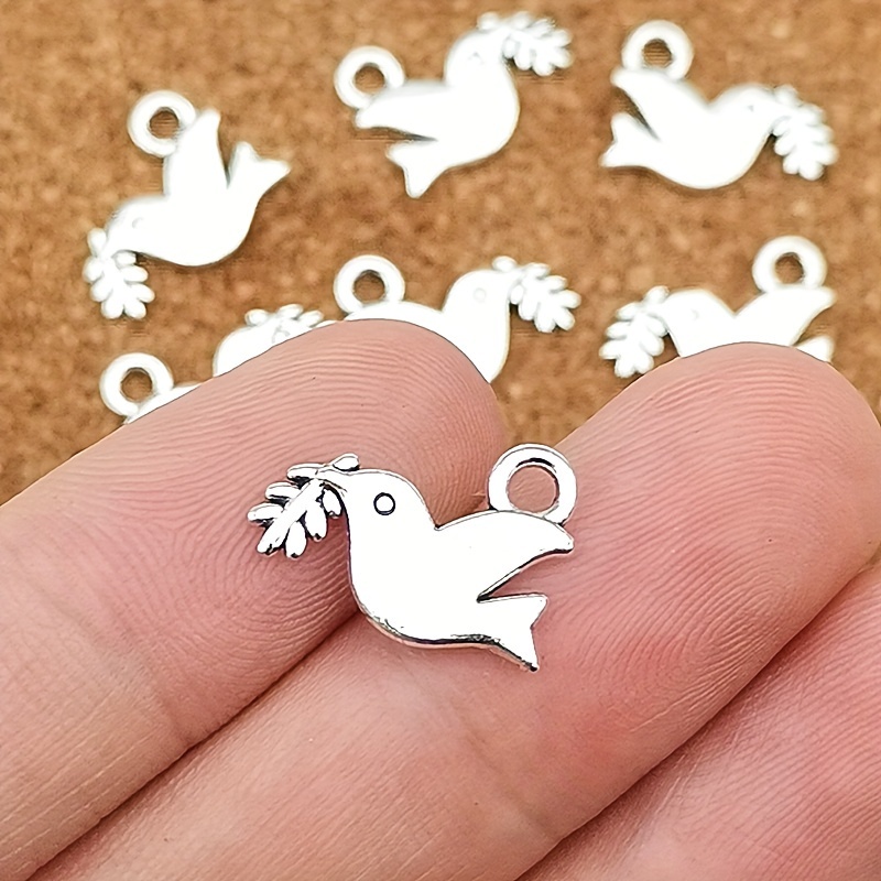 

15/30pcs Charms Pendant, 16x13mm Antique Silvery Zinc Alloy, Making For Earrings, Bracelets, Necklaces, Keychains, Handbag Accessories, Clothing Embellishments